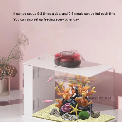 Rechargeable Automatic Food Dispenser with Timer