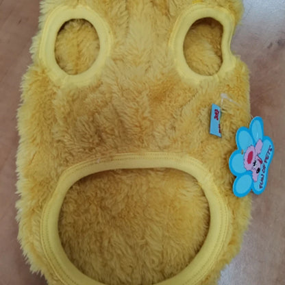 Cute Dog Sweaters with Knit Sleeves and a  Harness