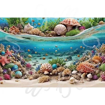 Aquarium Coral Underwater World Background Photography