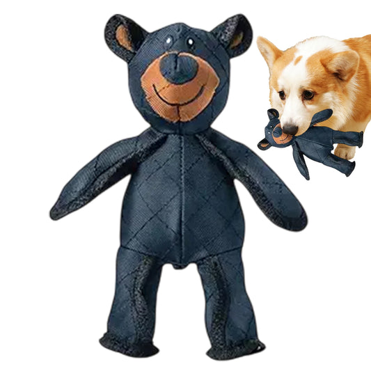 Unbreakable Squeaky Plush Bear Toy for Dogs