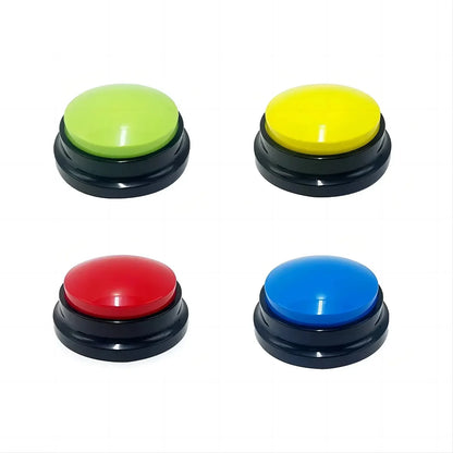 Pet Communication Buttons, Voice Recording Button, Training Buzzer, 30 Second Record Playback