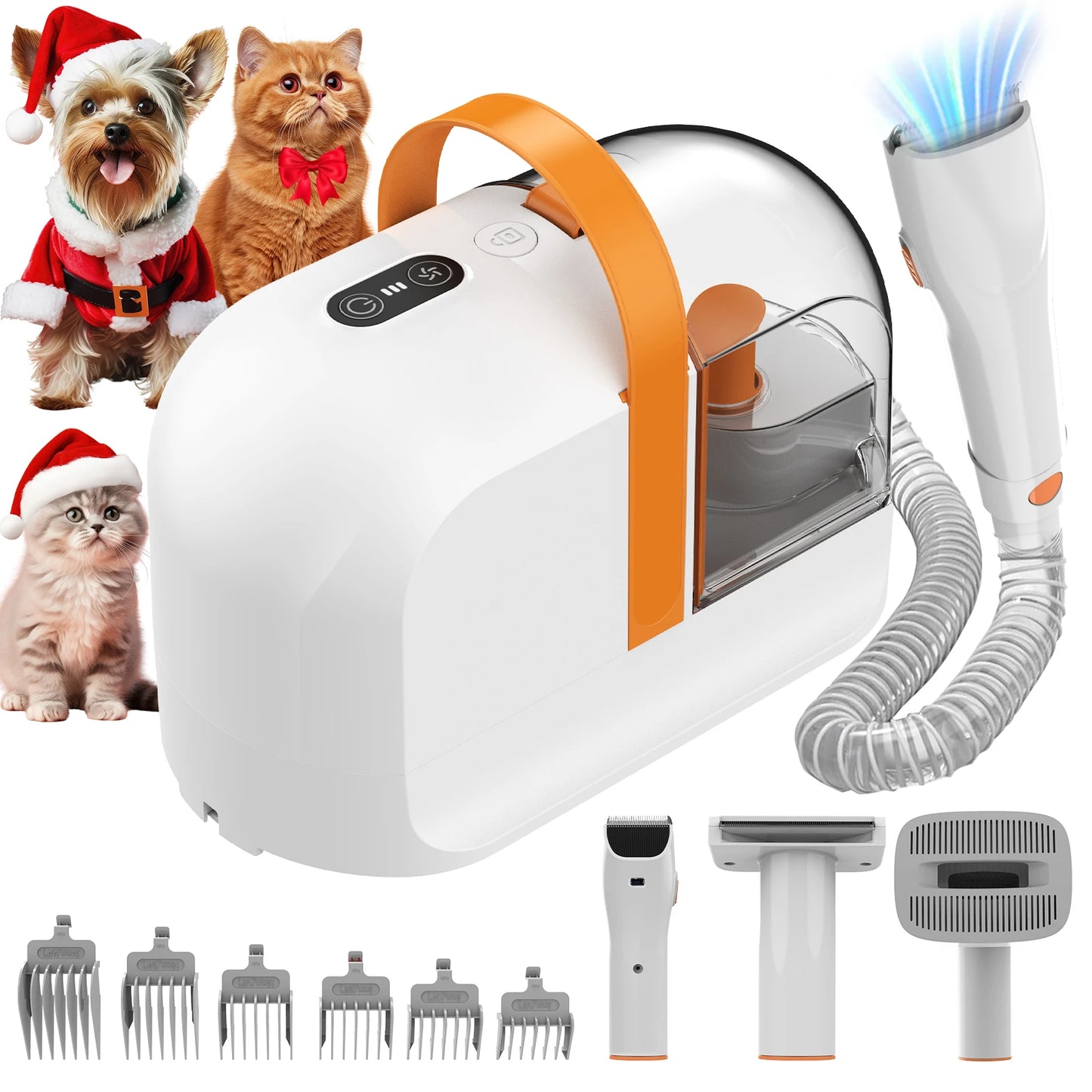 Dog Grooming Vacuum with Pet Clippers,