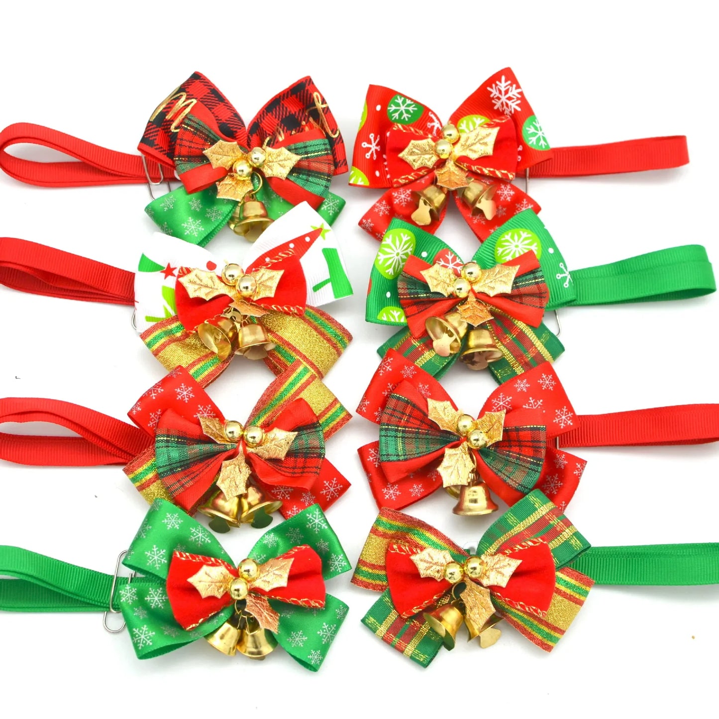 Christmas Bow Tie with Cute Bell