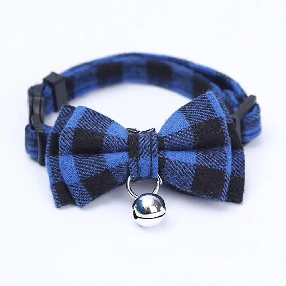 Adjustable Kitten Collar, Bowknot Necklace, Dog Collar