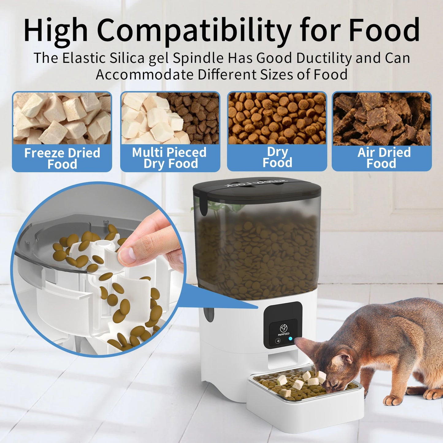 WiFi APP Control Automatic Feeders for Remote Feeding