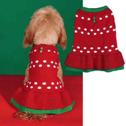 Christmas Pet Sweater for Dogs Cats, Gingerbread Man, Snowflake, Antler Hoodie