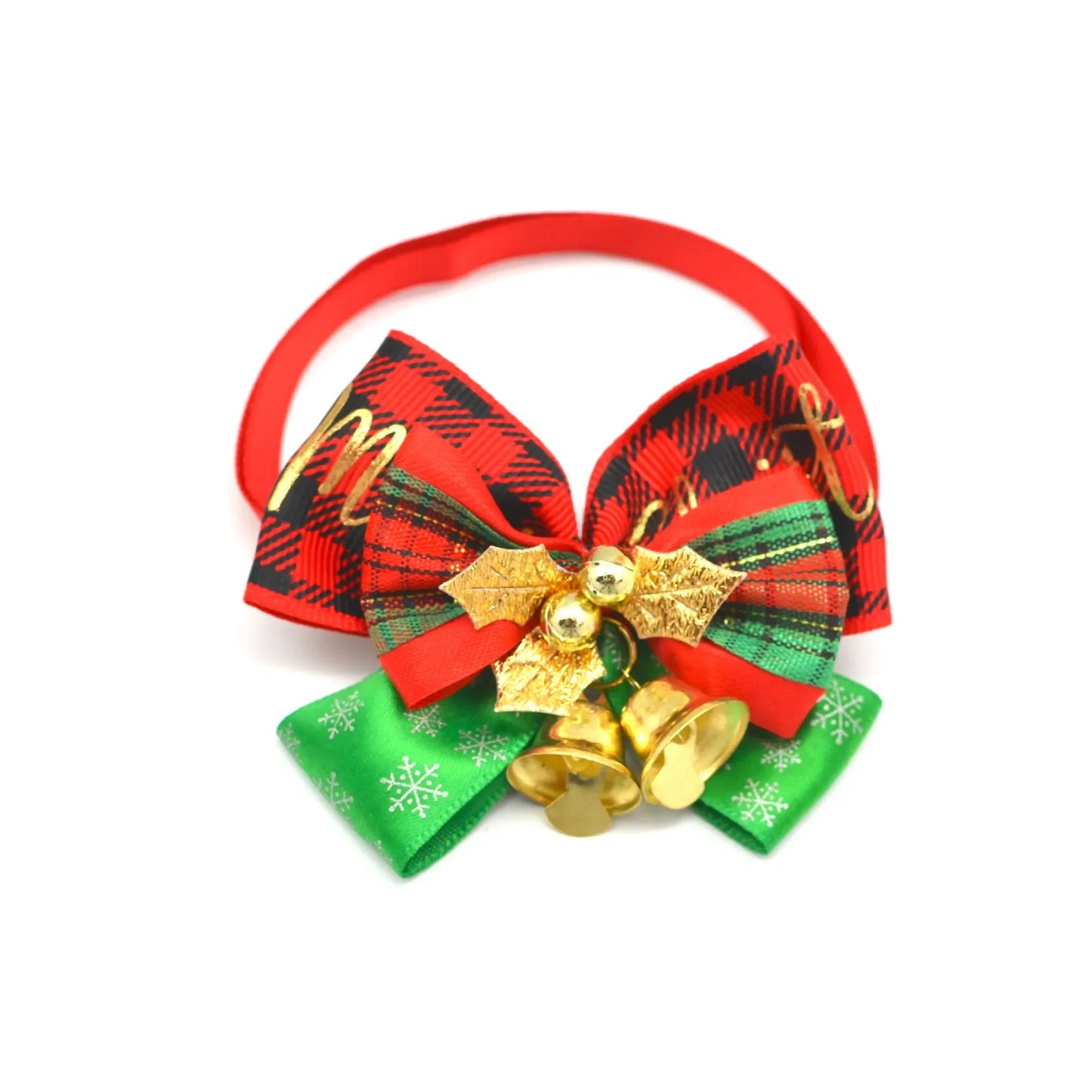Christmas Bow Tie with Cute Bell