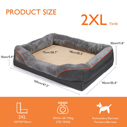 Large Soft Comfortable Dog Bed  Anti Allergy Removable Washable Cover