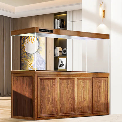 Modern Ornamental Floor Aquarium Luxury Living Room