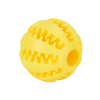 Elastic Rubber Teeth Cleaning, Teeth Grinding, Leakage Ball Dog Toy