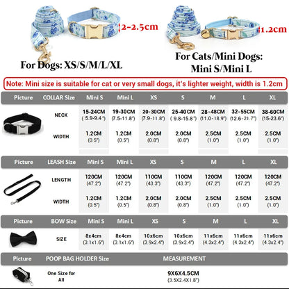 Custom Name Engraved Peony Floral Collars for Dogs & Cats