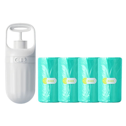 Portable Dog Pooper Scooper With 4 Rolls Tool Bags