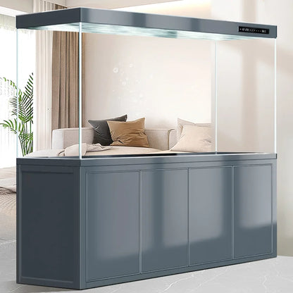 Modern Ornamental Floor Aquarium Luxury Living Room