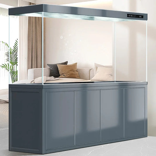 Modern Ornamental Floor Aquarium Luxury Living Room