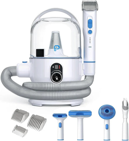 5-in-1 Pet Grooming Vacuum Kit with 2.0L Dust Cup for Shedding Dogs/Cats
