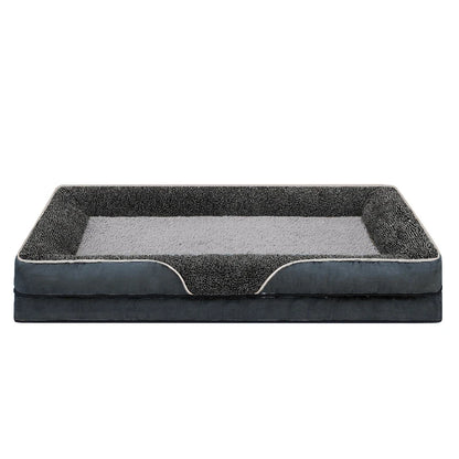 An oversized dog bed for all seasons,