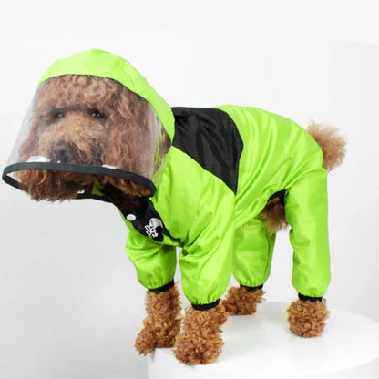 The Dog Face Jumpsuit Rain Jacket Water Resistant