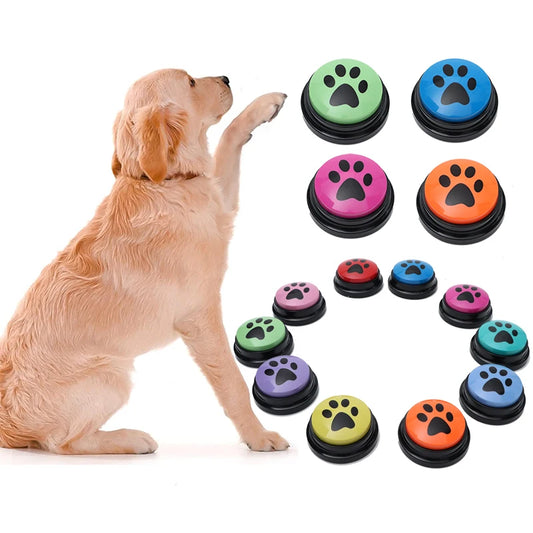 Communication Button, Recordable Pet Speaking, Dog Training Talking Button