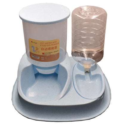 Dog/ Cat Automatic Feeder/ Drinking Water Dispenser Dry /Wet Separation Food Container