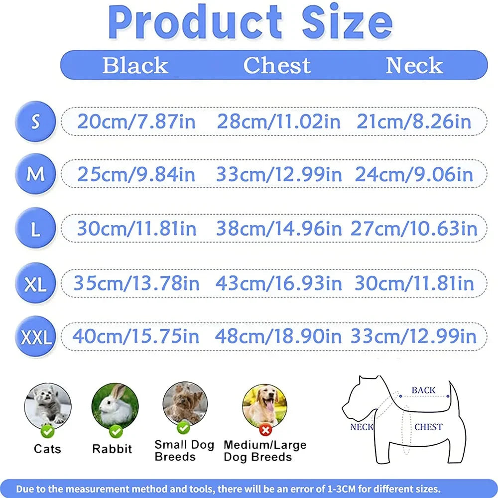 Dog Sweater Onesies, Pajamas Fleece Jumpsuit for Cats Fall Winer Dog Pjs Cute Puppy Clothes 4 Legs Pet Sweater Outfits