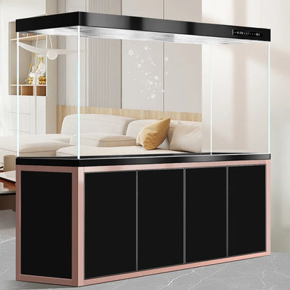 Modern Ornamental Floor Aquarium Luxury Living Room