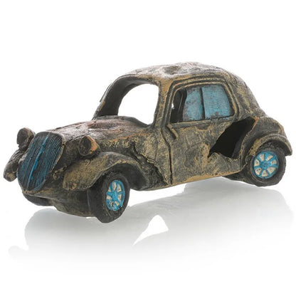 Aquarium Decorative Ornaments, Resin Broken Bus